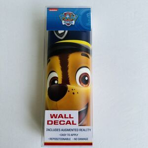 NICKELODEON PAW PATROL Wall Decal Chase 12x14" FREE APP Augmented Reality NWT